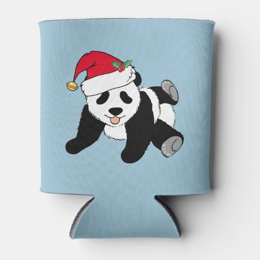 Kerstpanda Blikjeskoeler (Voorkant)