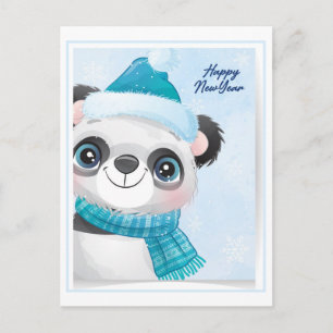 Kerstpanda Briefkaart