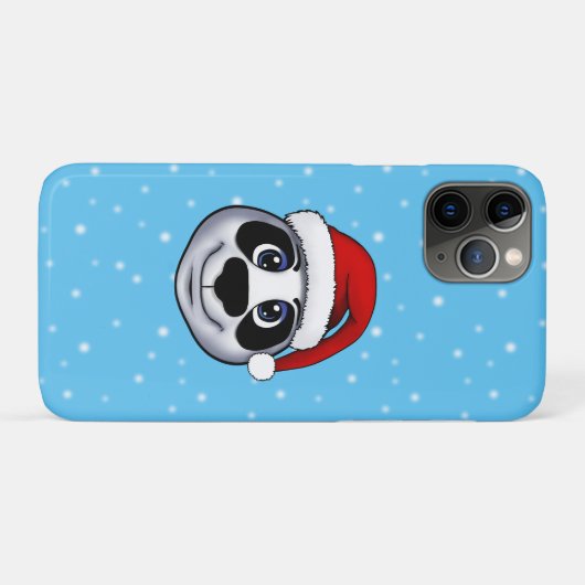 Kerstpanda Case-Mate iPhone Case (Achterkant (horizontaal))