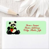 Kerstpanda Etiket (Insitu)