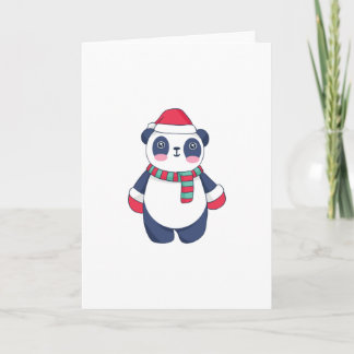 Kerstpanda Kaart