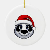 Kerstpanda Keramisch Ornament (Achterkant)