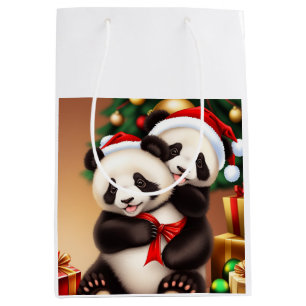 kerstpanda medium cadeauzakje