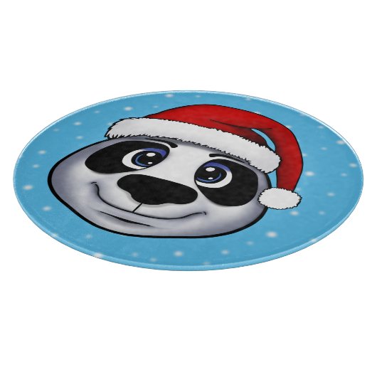 Kerstpanda Snijplank (Hoek)