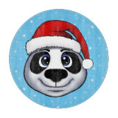 Kerstpanda Snijplank (Voorkant)