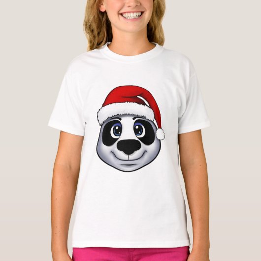Kerstpanda T-shirt (Voorkant)