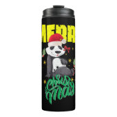 Kerstpanda Thermosbeker (Voorkant)