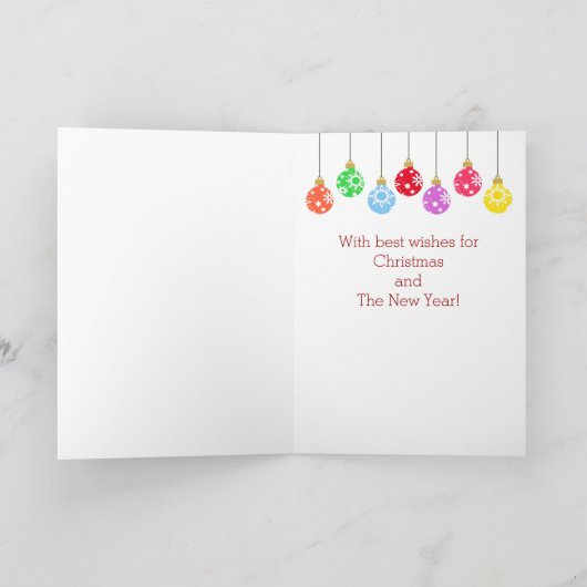 Kerstpandabezetting Feestdagen Kaart (Binnen)