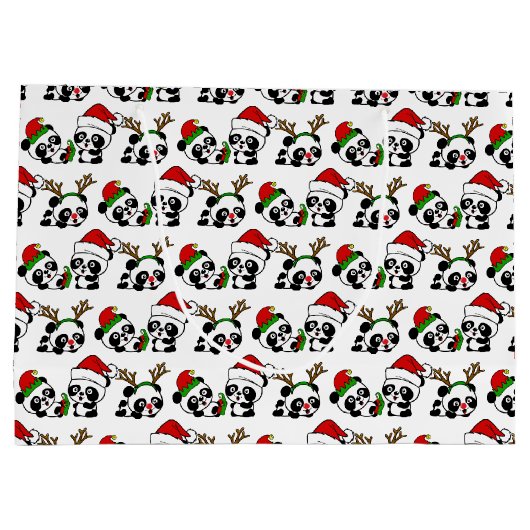Kerstpanda's Groot Cadeauzakje (Achterkant)