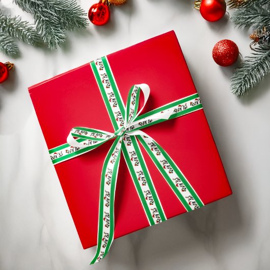 Kerstpanda's Satijnen Lint