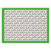 Kerstpanda's Tafelkleed (Voorkant (Horizontaal))