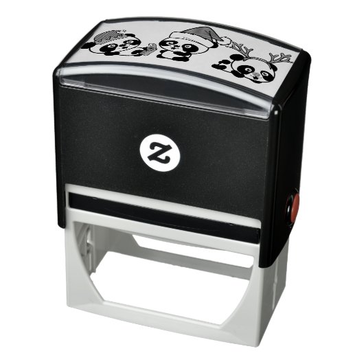 Kerstpanda's Zelfinktende Stempel (Product)