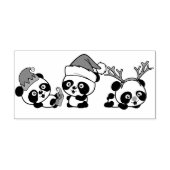 Kerstpanda's Zelfinktende Stempel (Design)