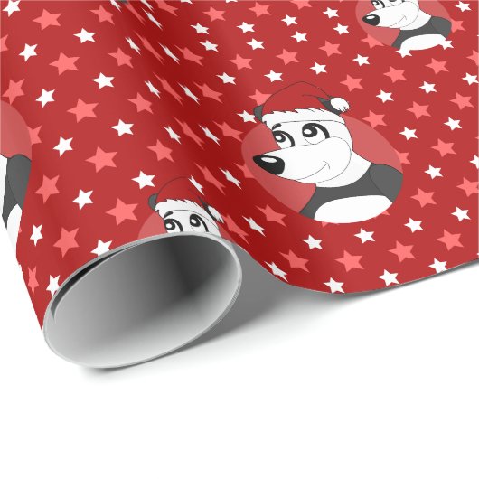 Kerstpandaverpakkingspapier voor cartoon cadeaupapier (Rol Hoek)