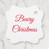 Kerstpandemie met Santa Hat Bedankjes Labels (Achterkant)