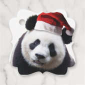 Kerstpandemie met Santa Hat Bedankjes Labels (Voorkant)