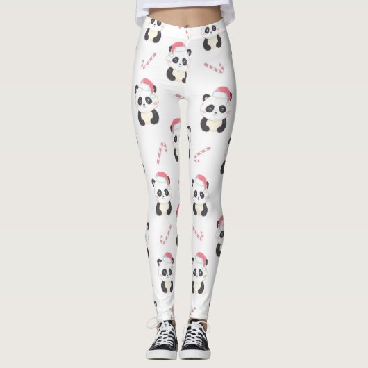 Kerstpandemiraat Leggings (Voorkant)