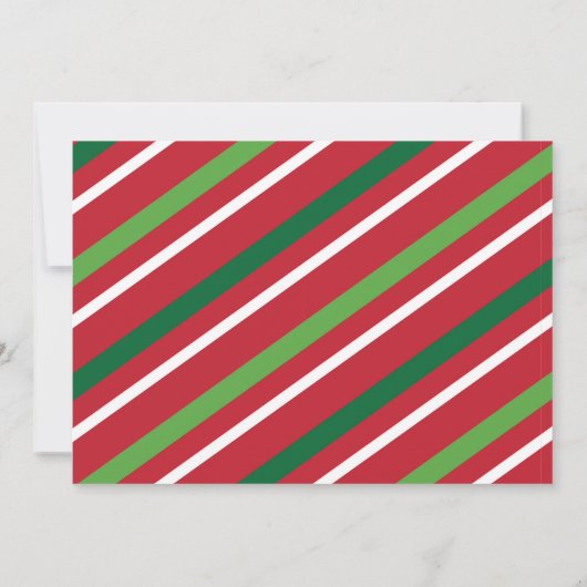 kerstpanelen en pyjama's roze wit kaart (Achterkant)