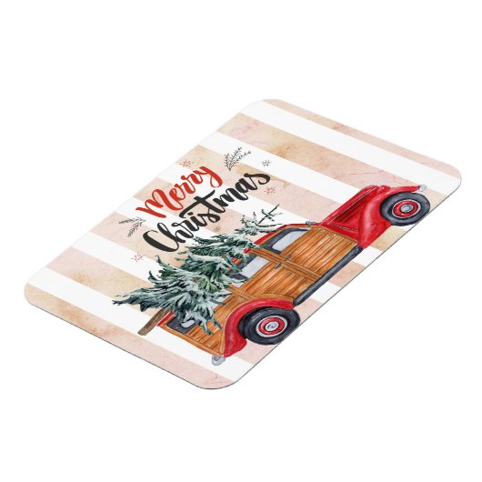  kerstpanelwagen magneet (Linkerzijde)