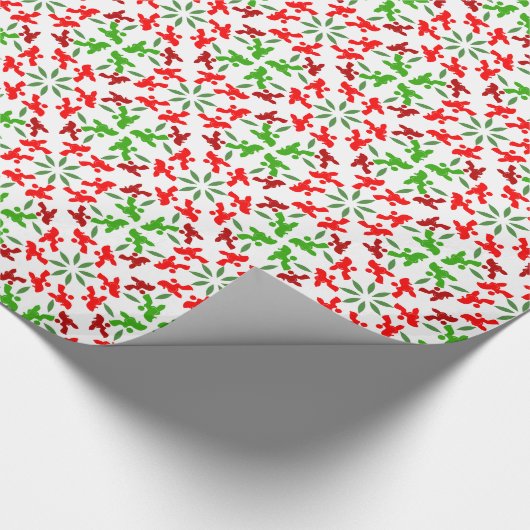 kerstpannen cadeaupapier (Hoek)