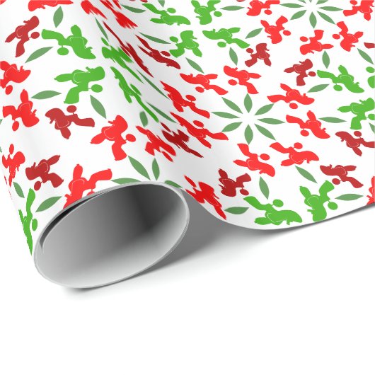 kerstpannen cadeaupapier (Rol Hoek)