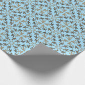 kerstpannen cadeaupapier (Hoek)