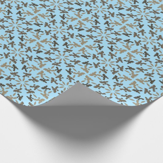 kerstpannen cadeaupapier (Hoek)