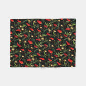 kerstpannen fleece deken (Voorkant (Horizontaal))