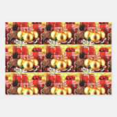 kerstpannen inpakpapier vel (Voorkant 3)