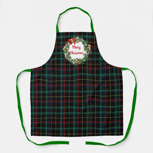 kerstpannen met feestdag schort (Voorkant)