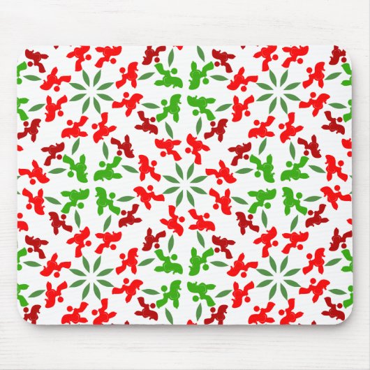 kerstpannen muismat (Voorkant)