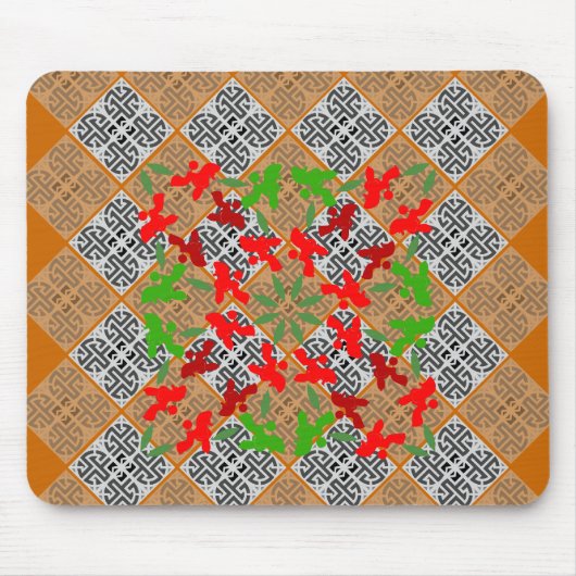 kerstpannen muismat (Voorkant)