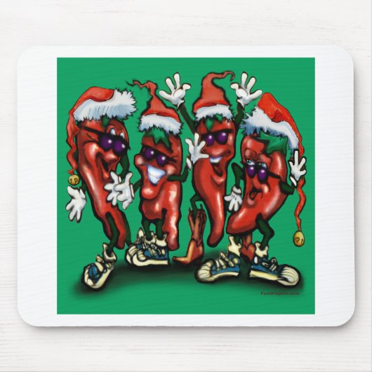 kerstpannen muismat (Voorkant)