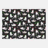 kerstpannen Papierbladen met onmiddellijke verpakk Inpakpapier Vel (Voorkant 3)