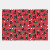 kerstpannen Papierbladen met onmiddellijke verpakk Inpakpapier Vel (Voorkant 2)