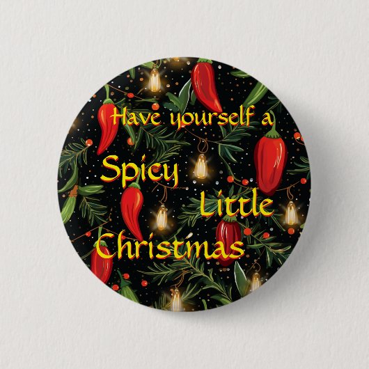 kerstpannen ronde button 5,7 cm (Voorkant)