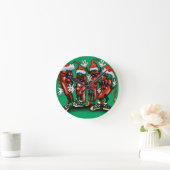 kerstpannen ronde klok (Huis)