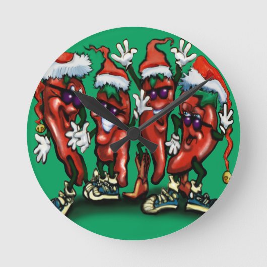 kerstpannen ronde klok (Voorkant)