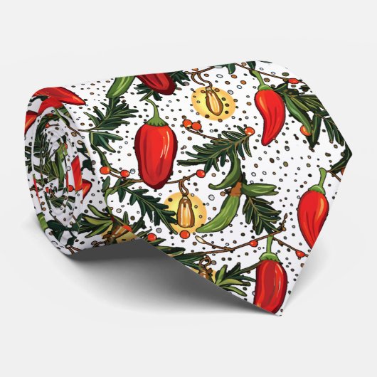 kerstpannen stropdas (Opgerold)