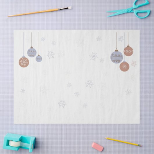 kerstpannen tissuepapier (Craft)