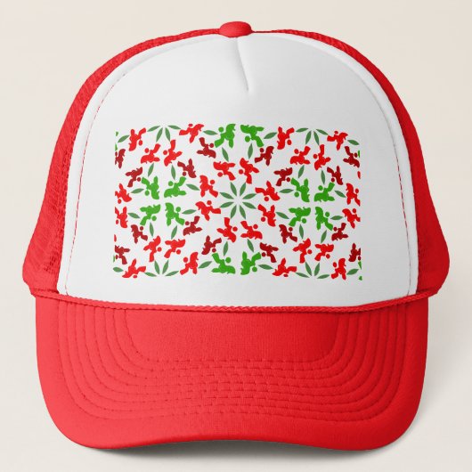 kerstpannen trucker pet (Voorkant)
