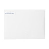 Kerstpanoramas Holiday Return Address Wrap (Voorkant)