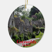 Kerstpanoramisch Ornament voor katoenzwenken (Links)