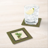  kerstpantser kartonnen onderzetters (Insitu)