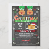 kerstpantserkoeken en kinderen van het pajamaakbor kaart (Voorkant)