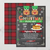 kerstpantserkoeken en kinderen van het pajamaakbor kaart (Voorkant / Achterkant)