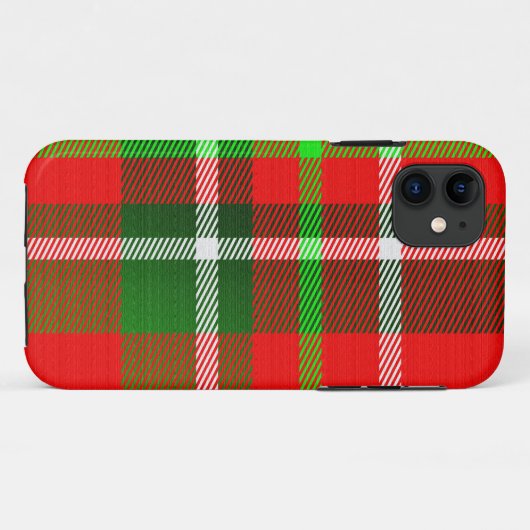 kerstpantserpatroon Case-Mate iPhone case (Achterkant (horizontaal))