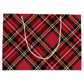 kerstpantserpatroon groot cadeauzakje (Achterkant)