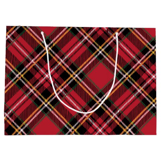 kerstpantserpatroon groot cadeauzakje (Achterkant)