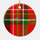 kerstpantserpatroon keramisch ornament (Achterkant)